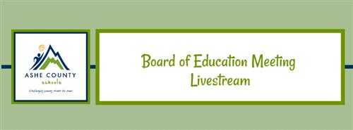 Board of Education Livestream 